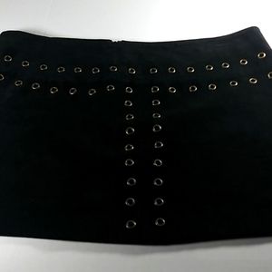 Forever 21 Blk. Suede Leather Skirt.